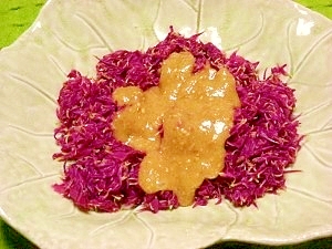 菊の胡麻酢味噌