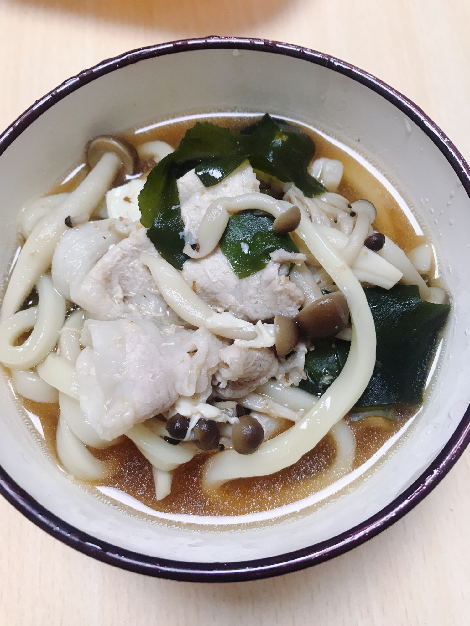 豚肉うどん