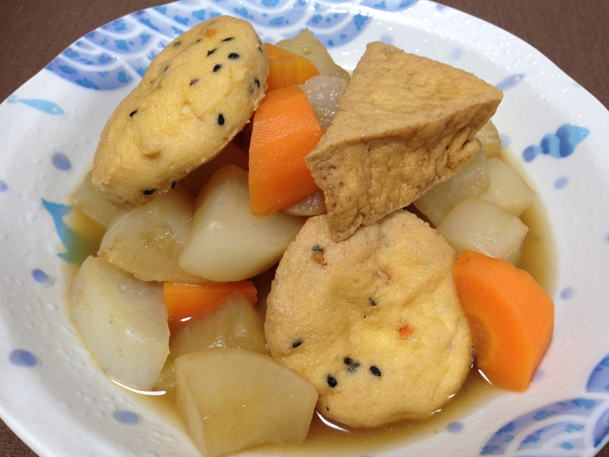 やさしい味わい☆がんもと大根の煮物