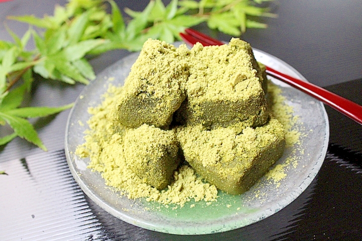 もちもち☆抹茶のわらび餅♪