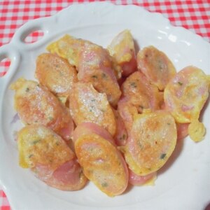 魚肉ソーセージのピカタ お弁当 おつまみに レシピ 作り方 By Mama Papa 楽天レシピ