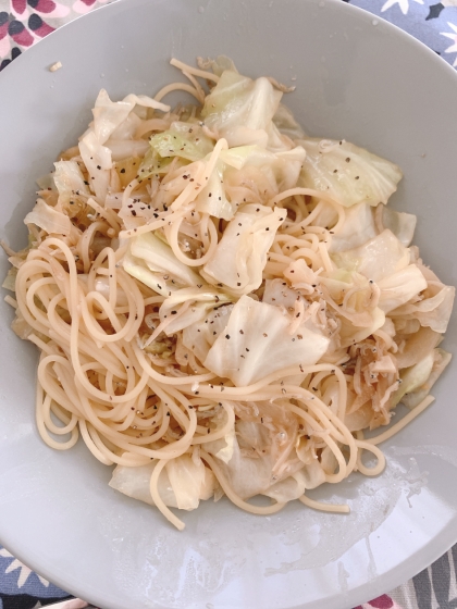 しらすとキャベツの和風パスタ