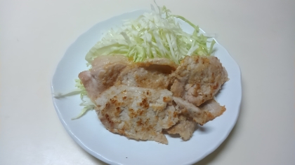 生姜焼きの豚肉でトンカツもどき～♪