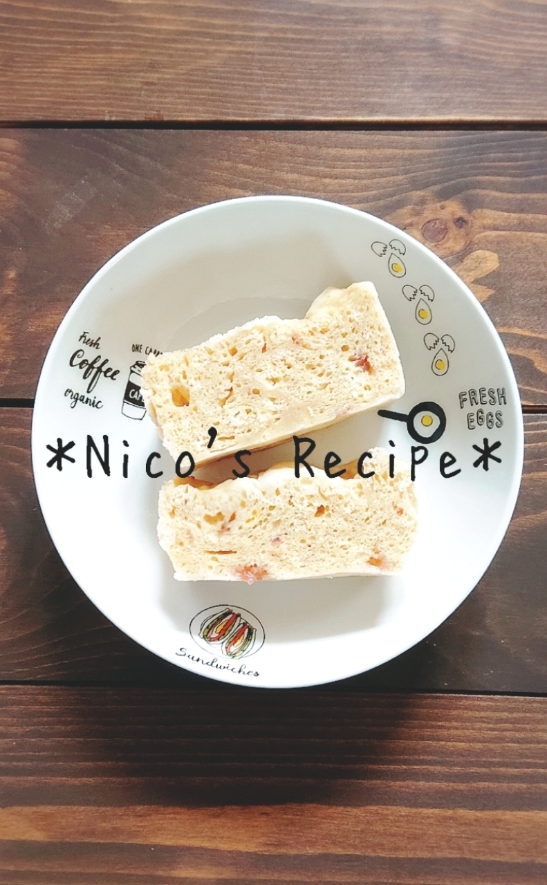 ＨＭで♪いちごみるく蒸しパン