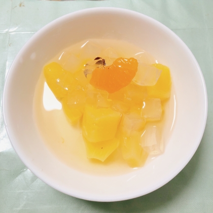 林檎と桃のデザート