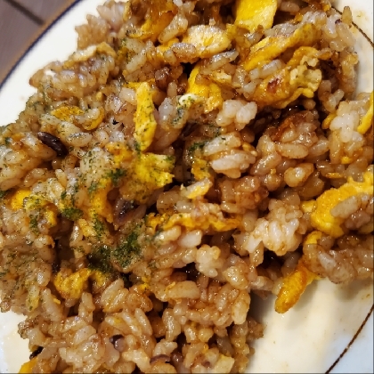 余った焼きそばの粉でチャーハン☆そばめしそば抜き