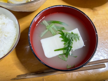 夏にぴったり☆冷や汁風冷たいお味噌汁