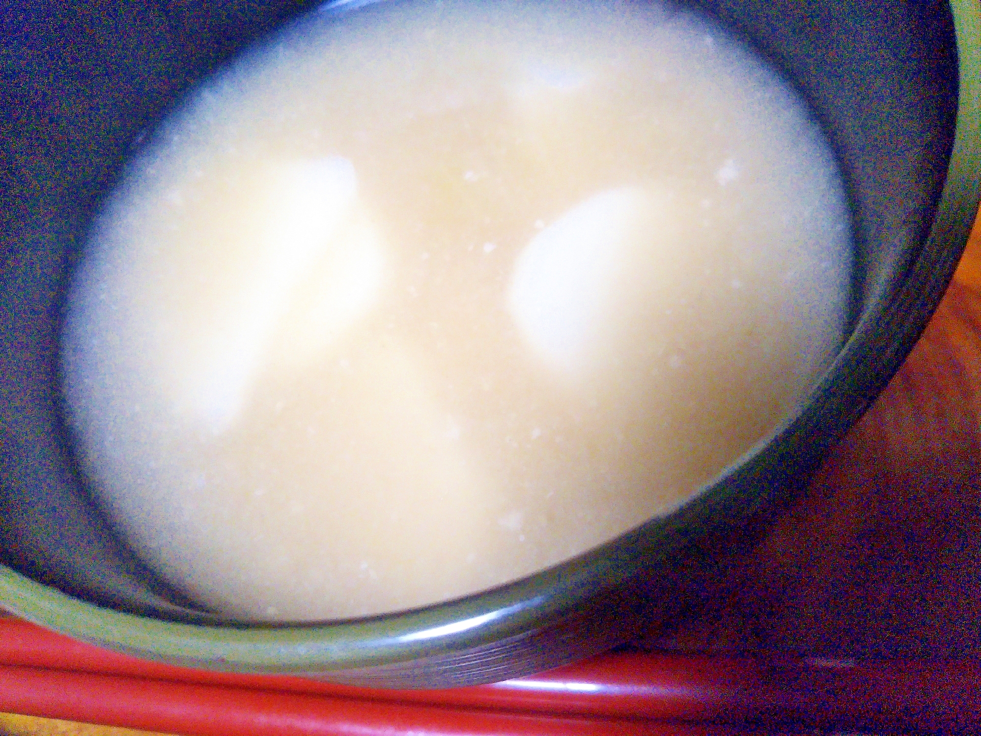 大和芋&レタス&かつお節の味噌汁