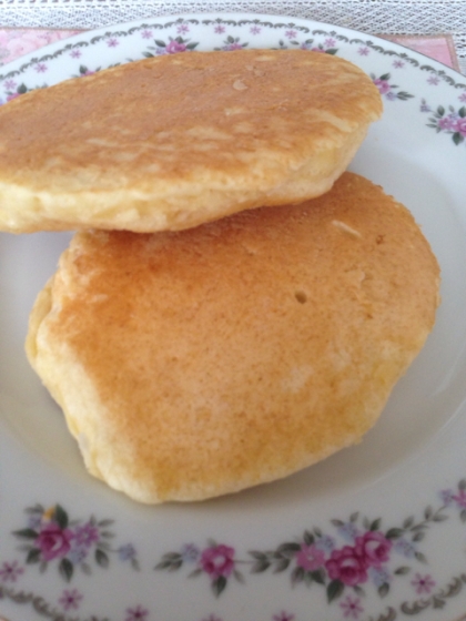 もっちもち大豆粉のパンケーキ