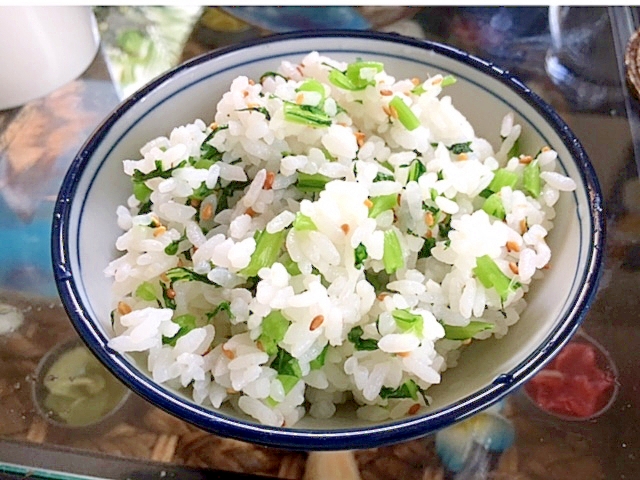 カブの葉☆菜飯