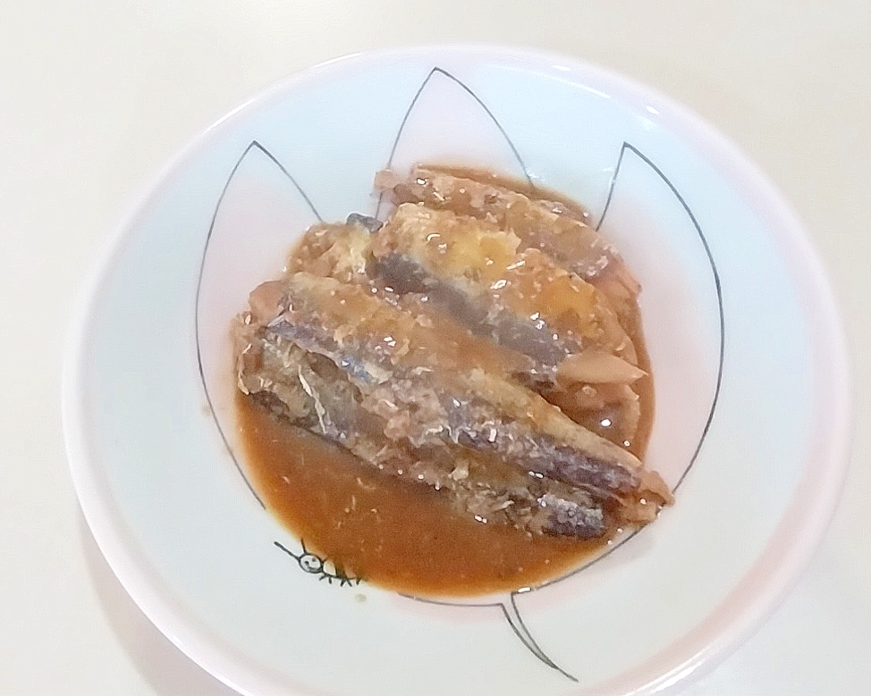 イワシ缶で簡単みそ煮