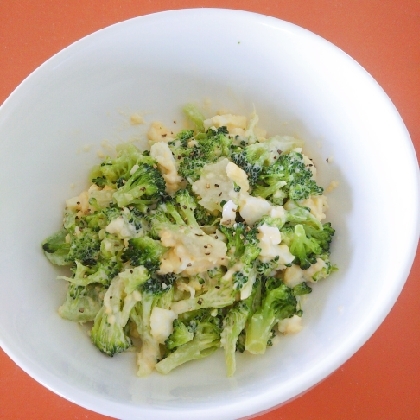ブロッコリーの卵サラダ