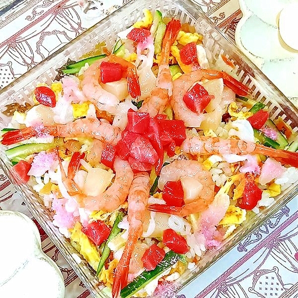 簡単☆海鮮ちらし寿司♪
