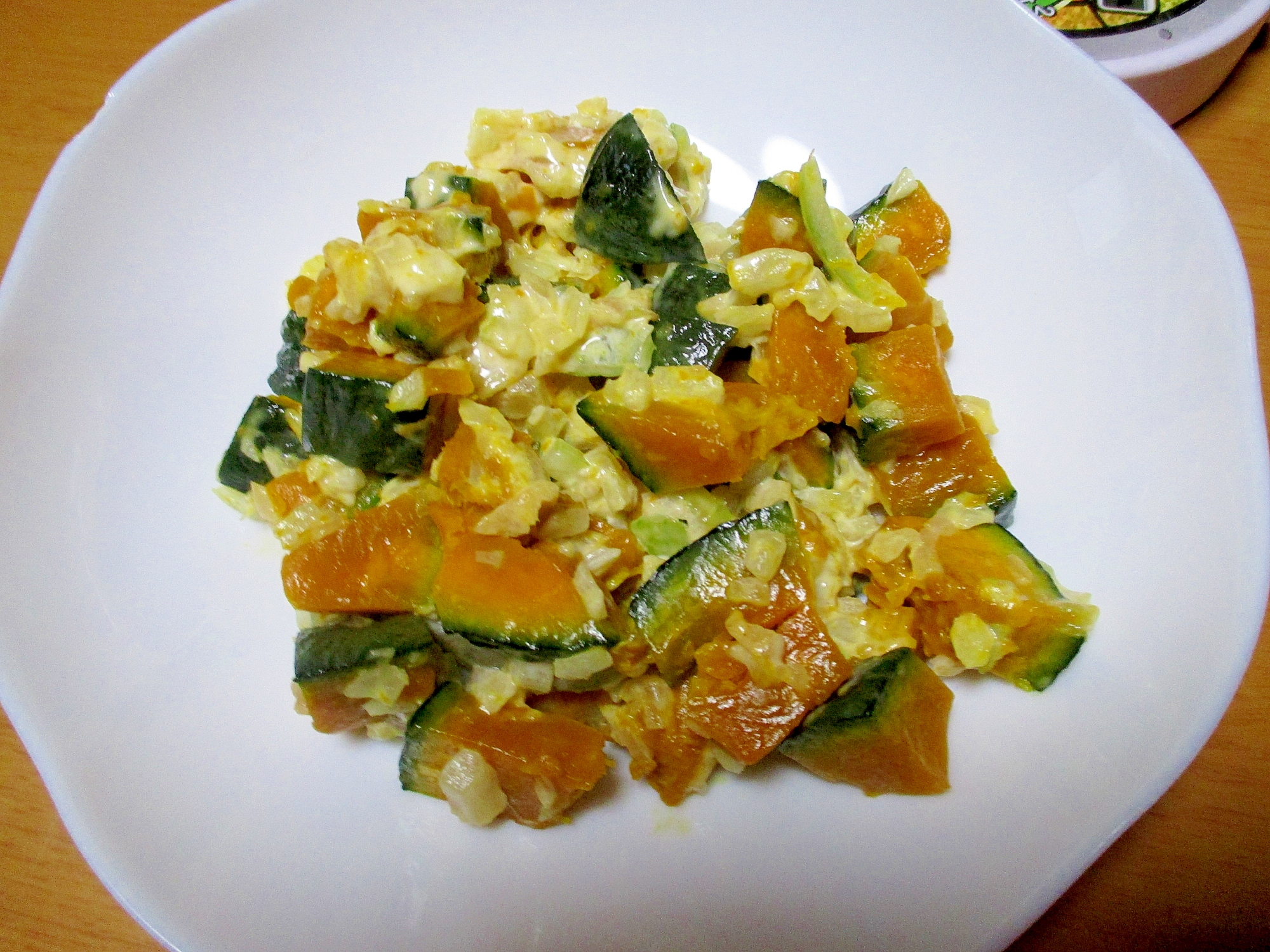 コンソメタマネギとかぼちゃのサラダ レシピ 作り方 By みぽりん9215 楽天レシピ