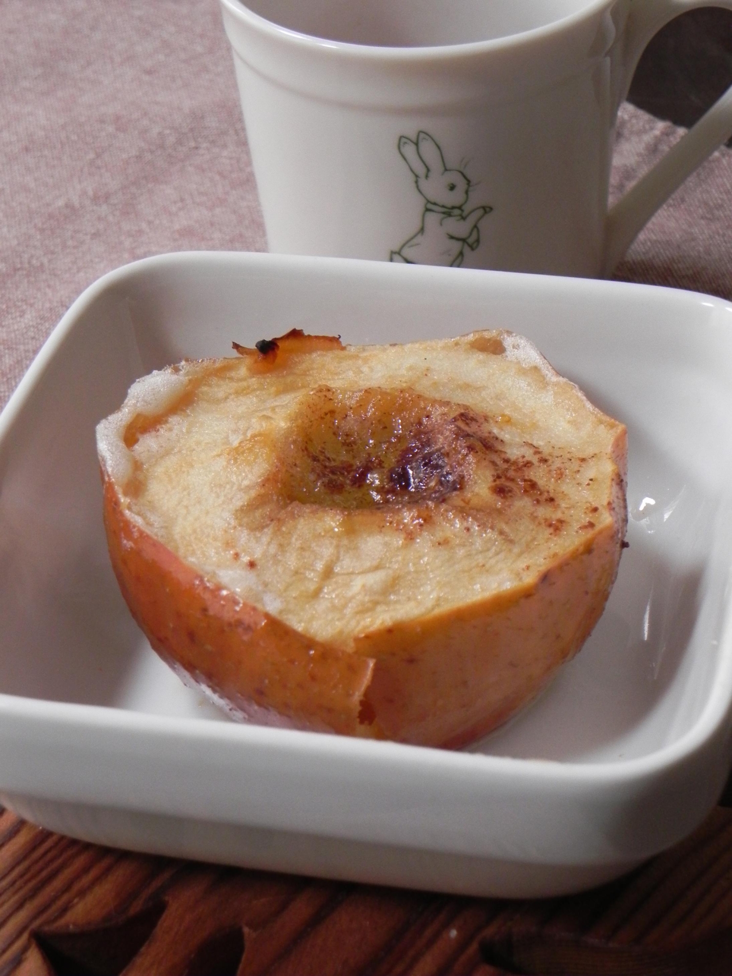寒いときに 食べたいオーブン任せの焼きりんご レシピ 作り方 By はらぺこあおむし 楽天レシピ