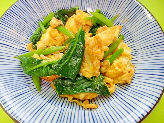 つるむらさきの卵炒め レシピ 作り方 By Mint 楽天レシピ