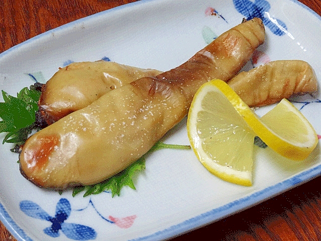 晩酌のお供☆　「ニシン白子の一夜干し」