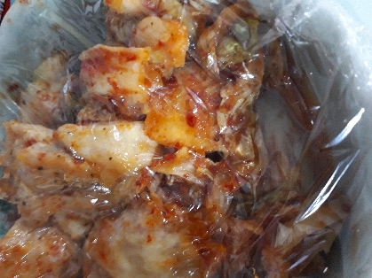 鶏とキムチのスタミナ炒め