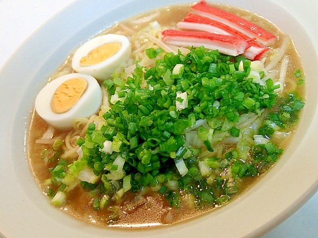 生姜入り　葱たっぷりあんかけラーメン♬