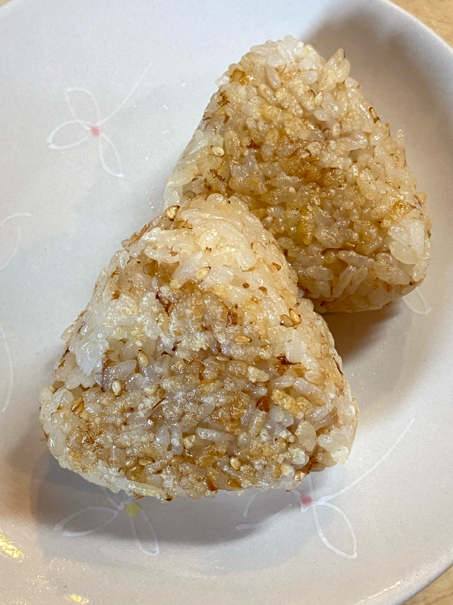 食が進む!余りご飯は焼きおにぎり☆