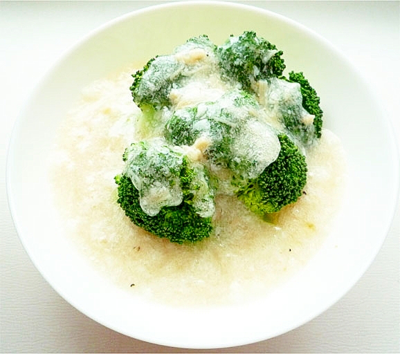 卵白で ブロッコリーのほたて淡雪あんかけ レシピ 作り方 By Liqueur 楽天レシピ