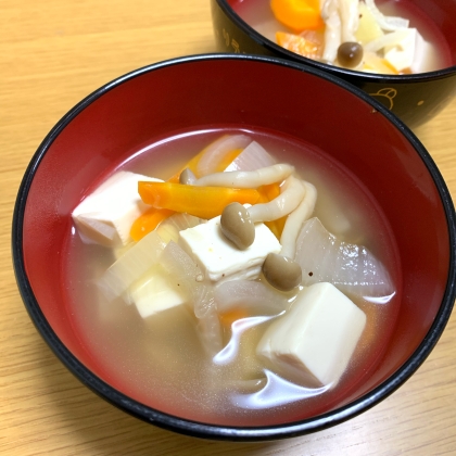 ＊きのこと野菜のコンソメスープ＊