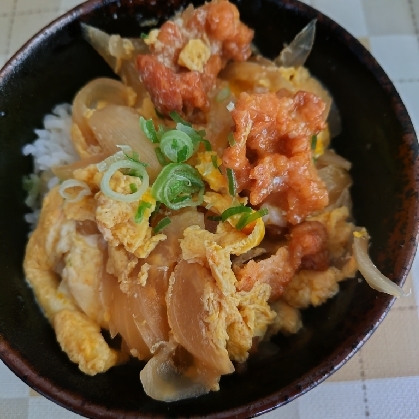 から揚げリメイク＊親子丼