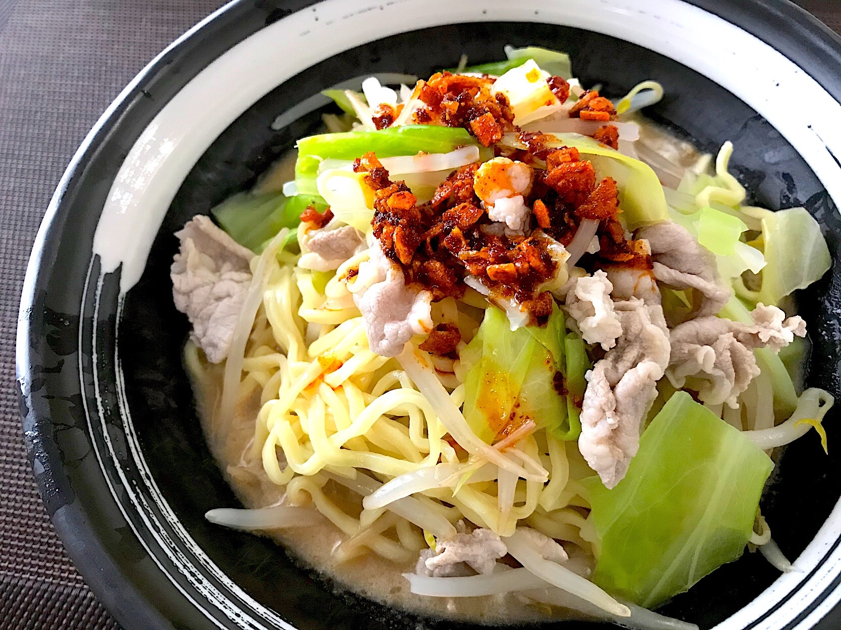 簡単☆冷やし甘酒味噌ラーメン☆マルちゃん製麺で作る