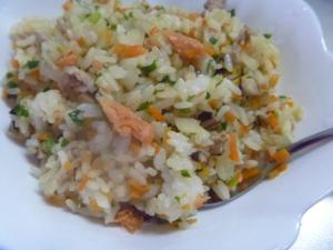 卵なし 鮭の具だくさんチャーハン レシピ 作り方 By Ochipi921 楽天レシピ