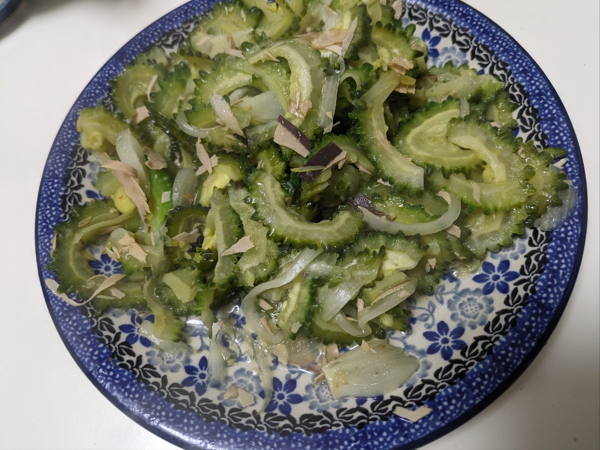 食べるおだし活用★ゴーヤと玉ねぎの炒め煮