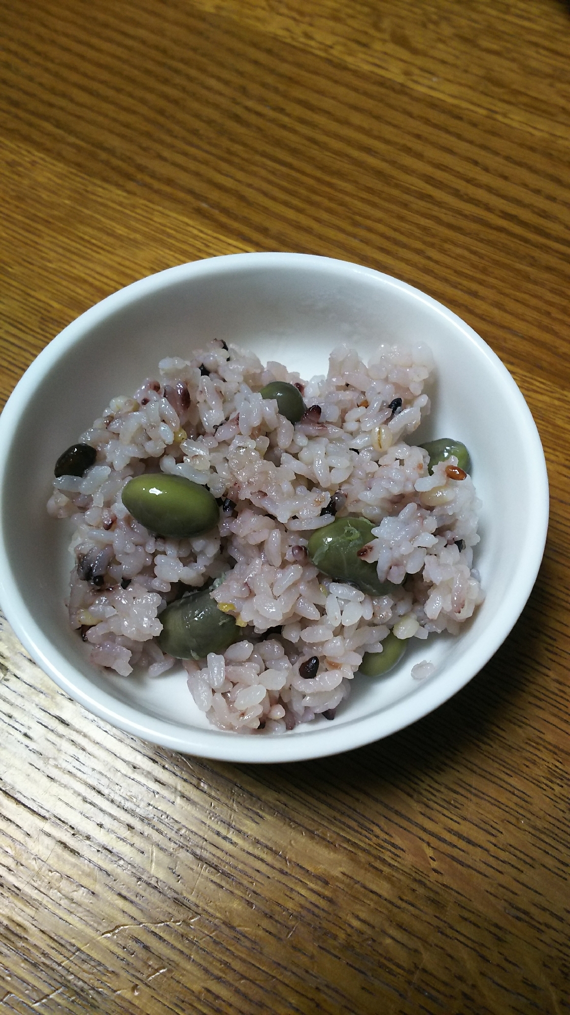 雑穀米の黒枝豆ご飯