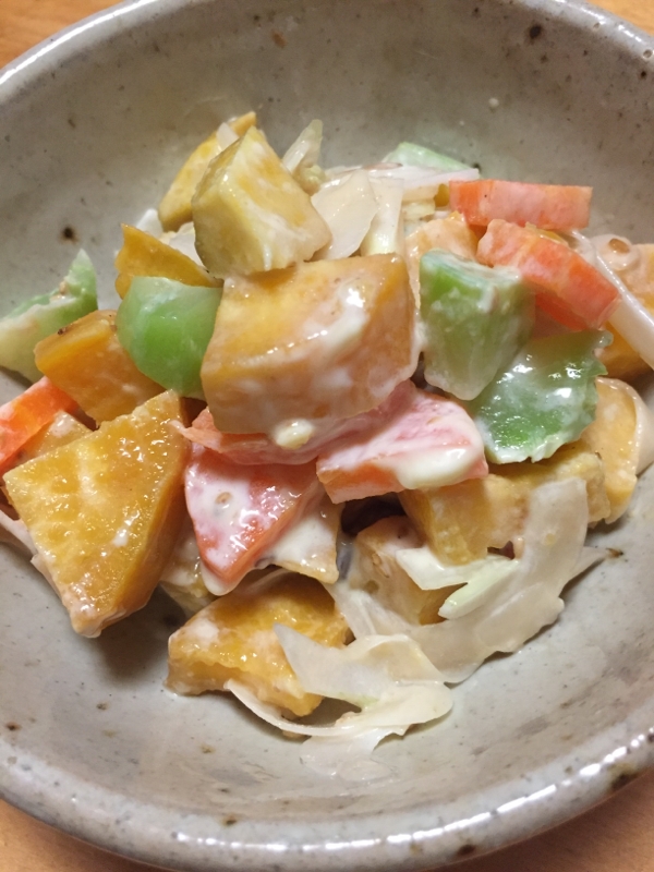 安納芋と彩り野菜のサラダ