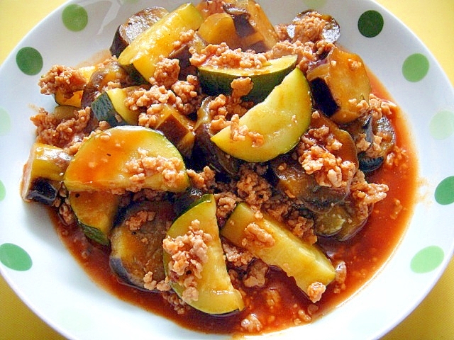 茄子とズッキーニ豚ひき肉のケチャチリ炒め煮 レシピ 作り方 By Mint 楽天レシピ 茄子とズッキーニ豚ひき肉のケチャチリ炒め煮 レシピ 作り方 By Mint 楽天レシピ