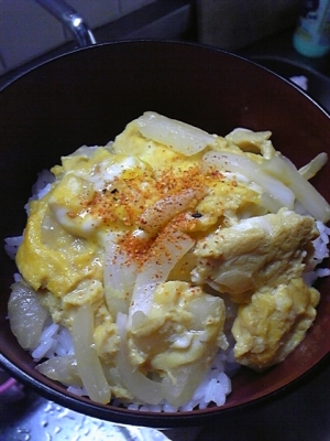 節約!でもおいしい^^卵とじ丼