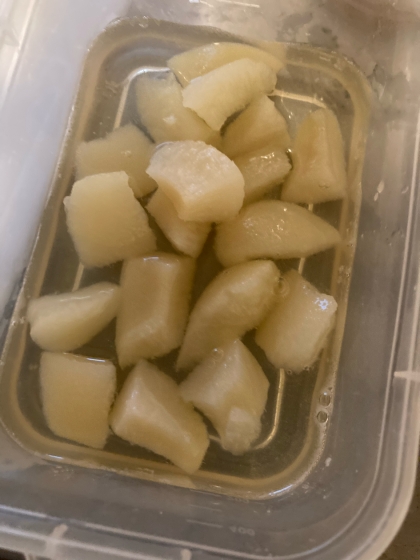 缶詰シロップで♪白桃ゼリー