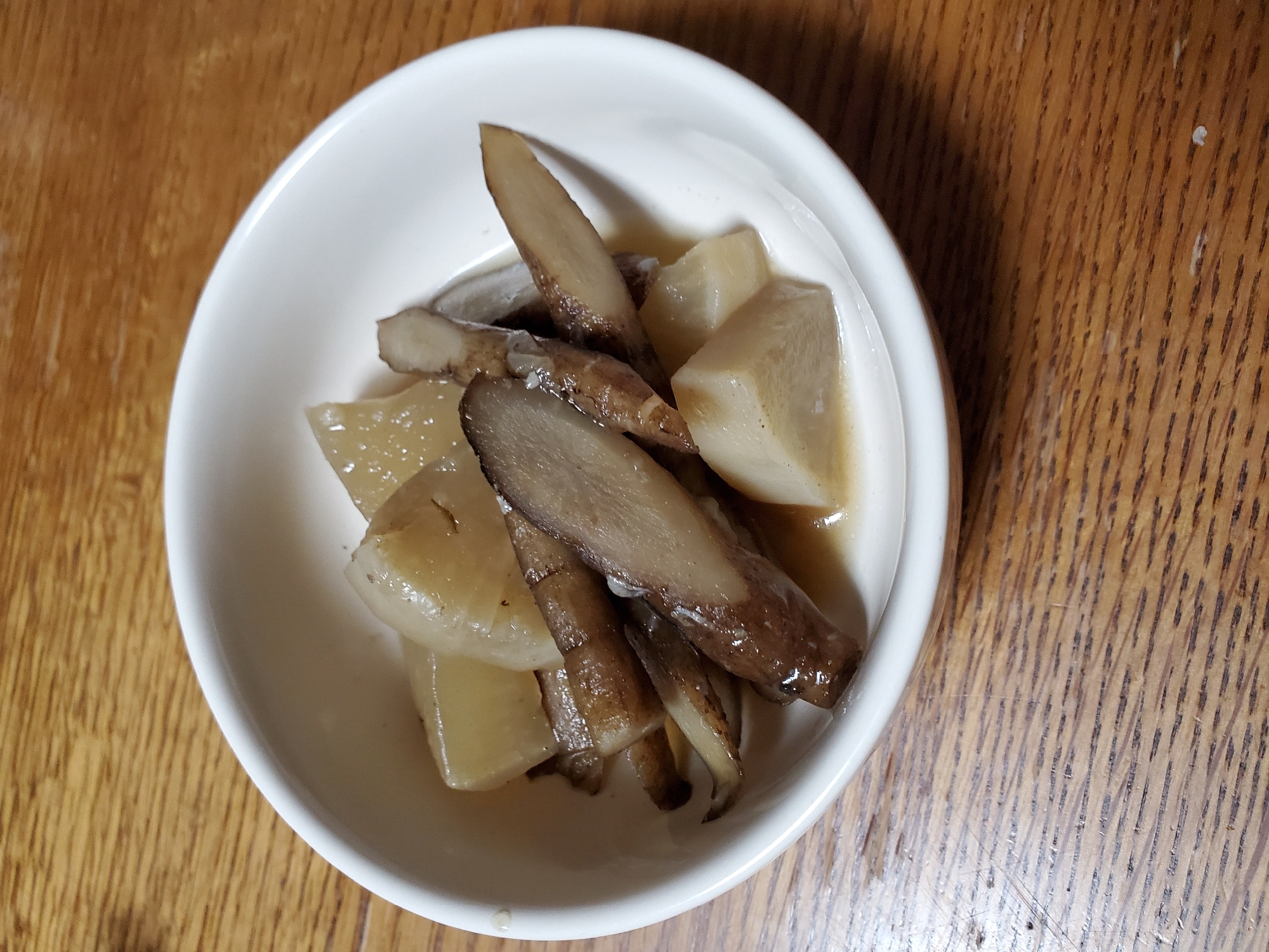 ごぼうと大根の煮物