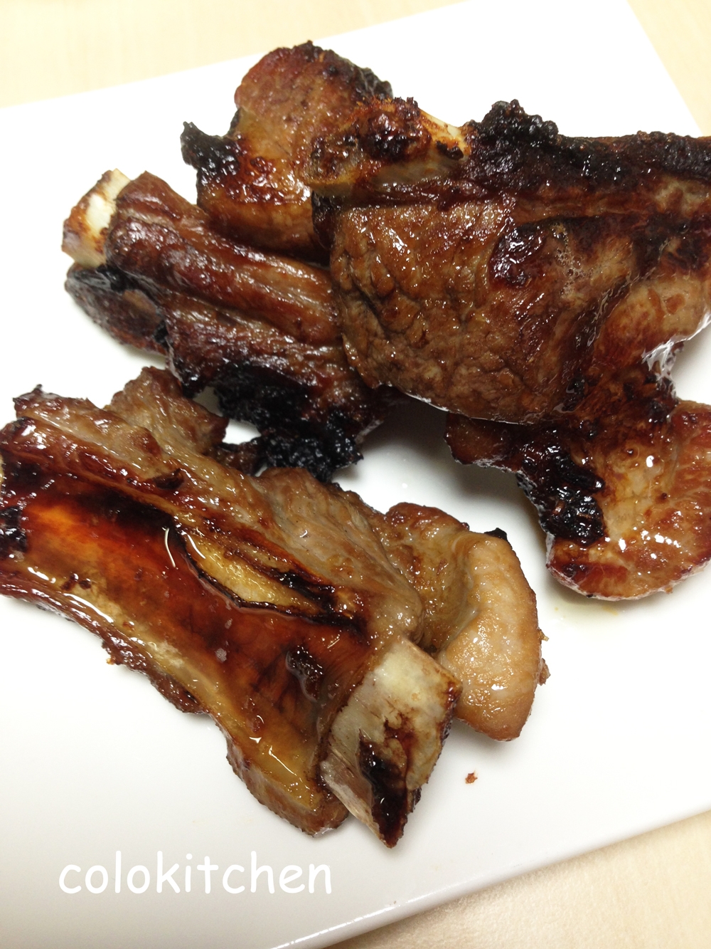 スペアリブを魚焼きグリルでジューシーに焼いちゃう レシピ 作り方 By Colokitchen 楽天レシピ