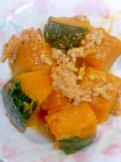 かぼちゃのピリ辛味
