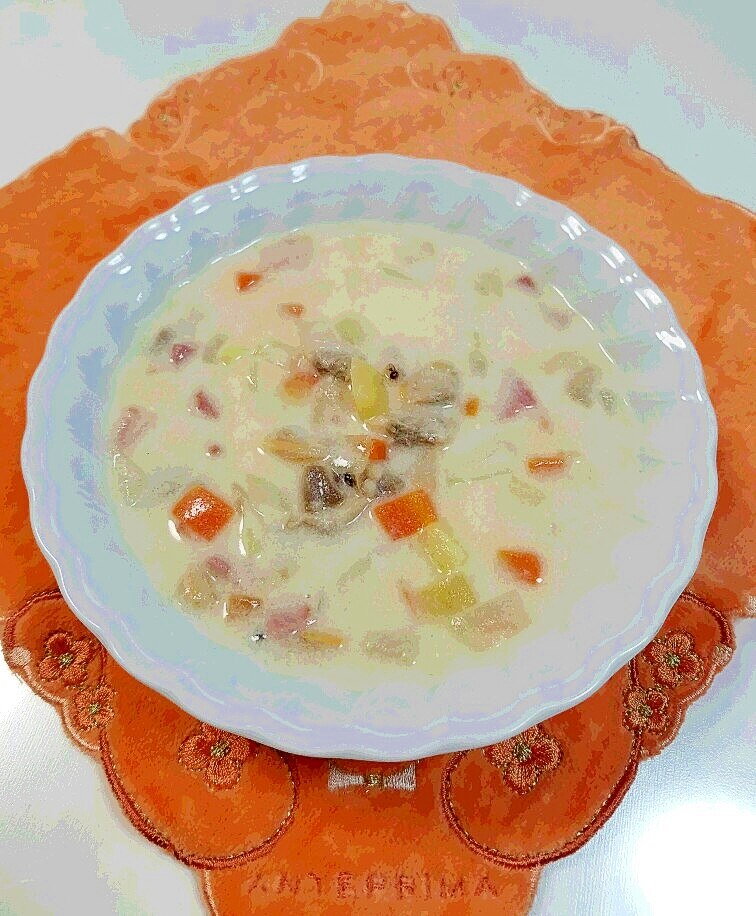 あさりの旨味がたまらないクラムチャウダー レシピ 作り方 By Mandy10 9 楽天レシピ あさりの旨味がたまらないクラムチャウダー レシピ 作り方 By Mandy10 9 楽天レシピ