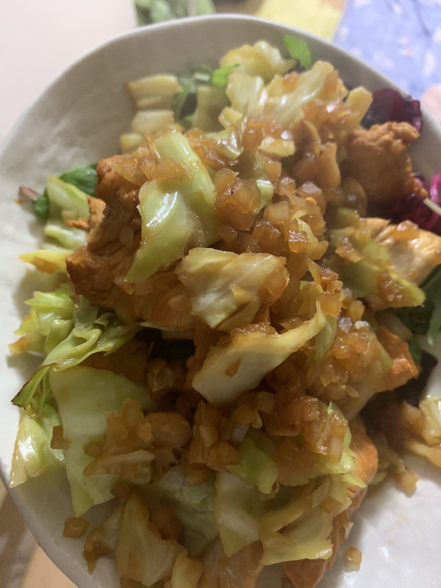 刻み玉ねぎがジューシーな鶏胸肉とキャベツ炒め レシピ 作り方 By かすお 楽天レシピ 刻み玉ねぎがジューシーな鶏胸肉とキャベツ炒め レシピ 作り方 By かすお 楽天レシピ