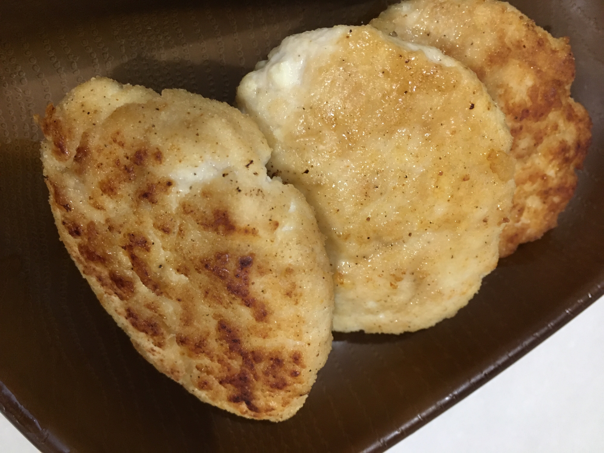 鶏むね肉と豆腐のハンバーグ