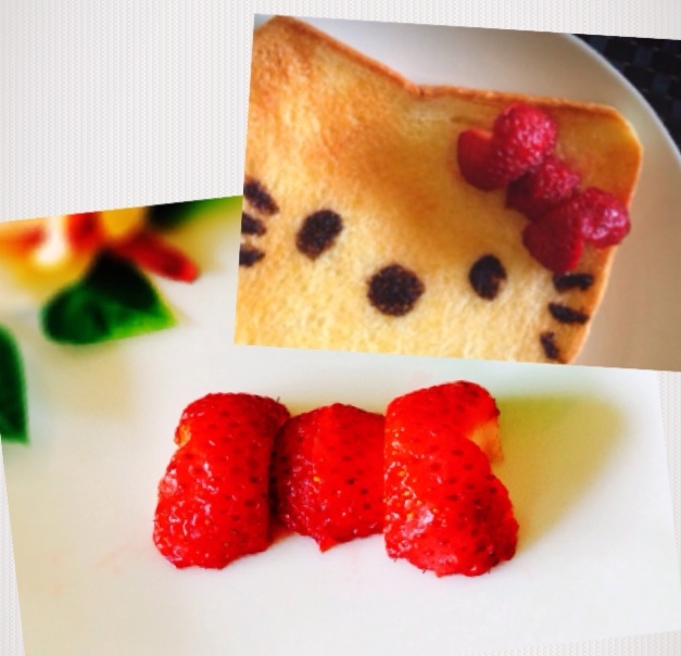 簡単 イチゴでリボン ケーキやトーストに レシピ 作り方 By Erika3362 楽天レシピ