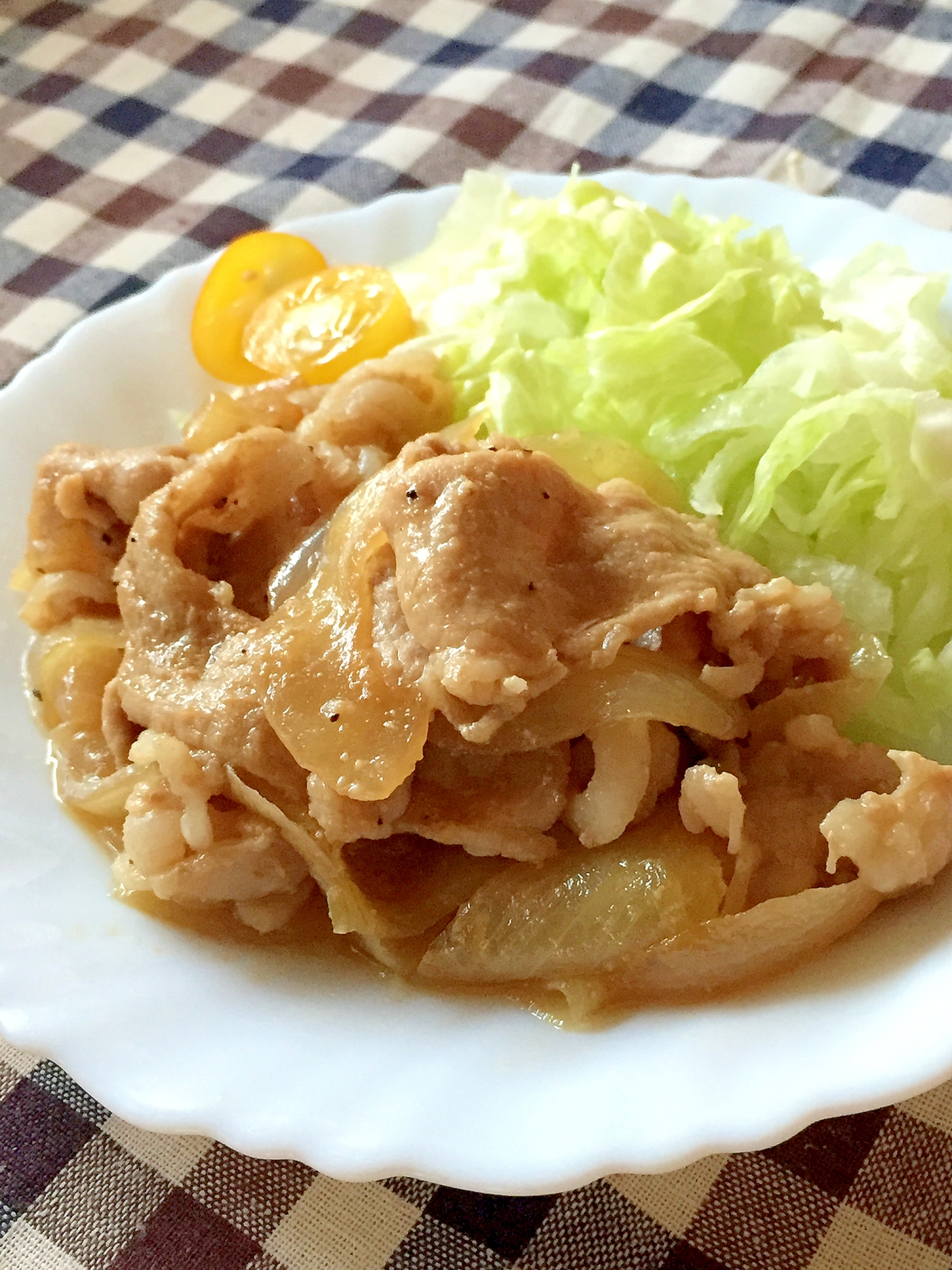 コク旨っ♫豚こま肉のハニーマヨ醤油炒め