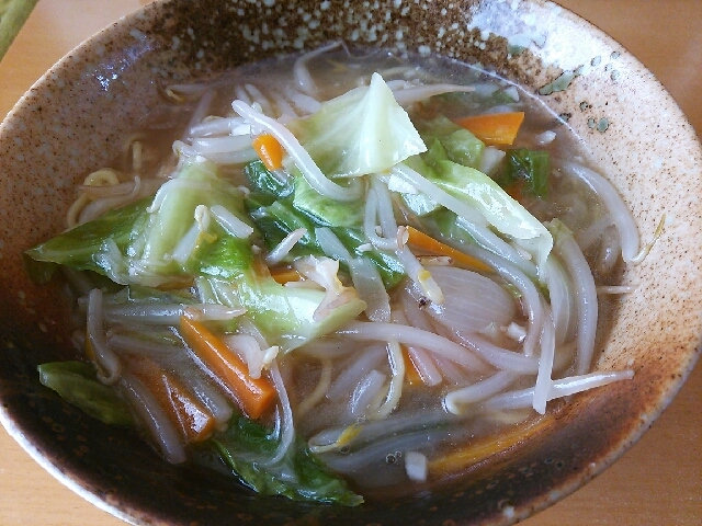 野菜あんかけラーメン