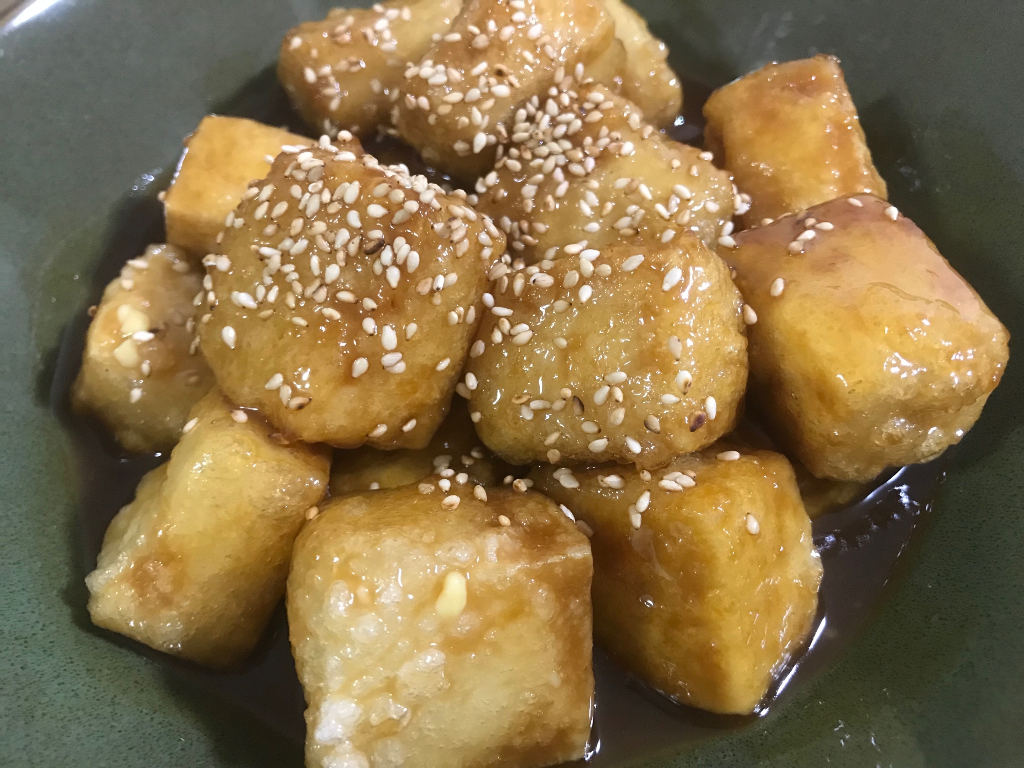 高野豆腐のテリマヨ