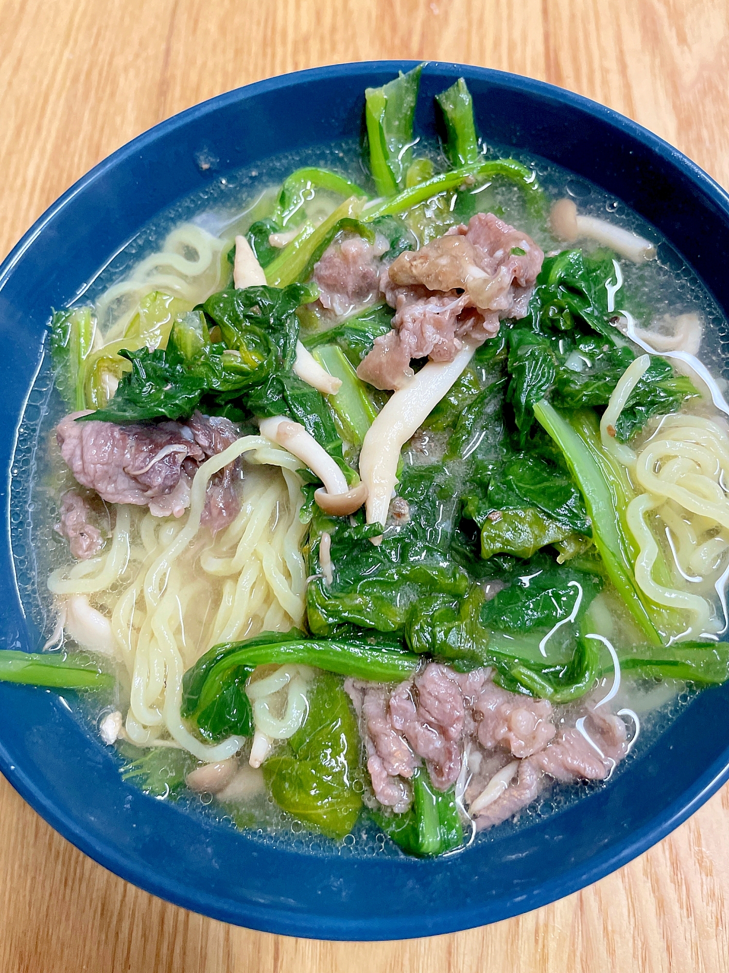 青菜たっぷり！さっぱり塩ラーメン