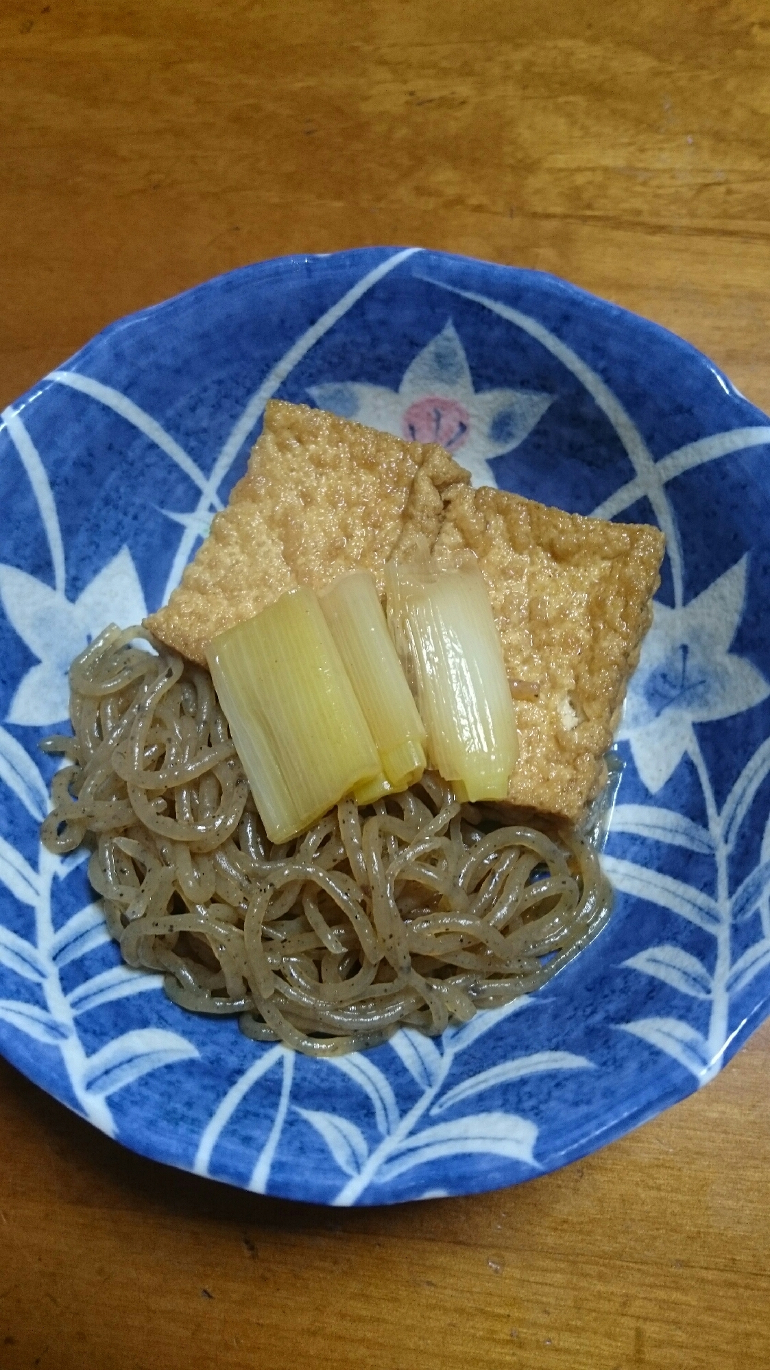 厚揚げと糸こんにゃくの煮物