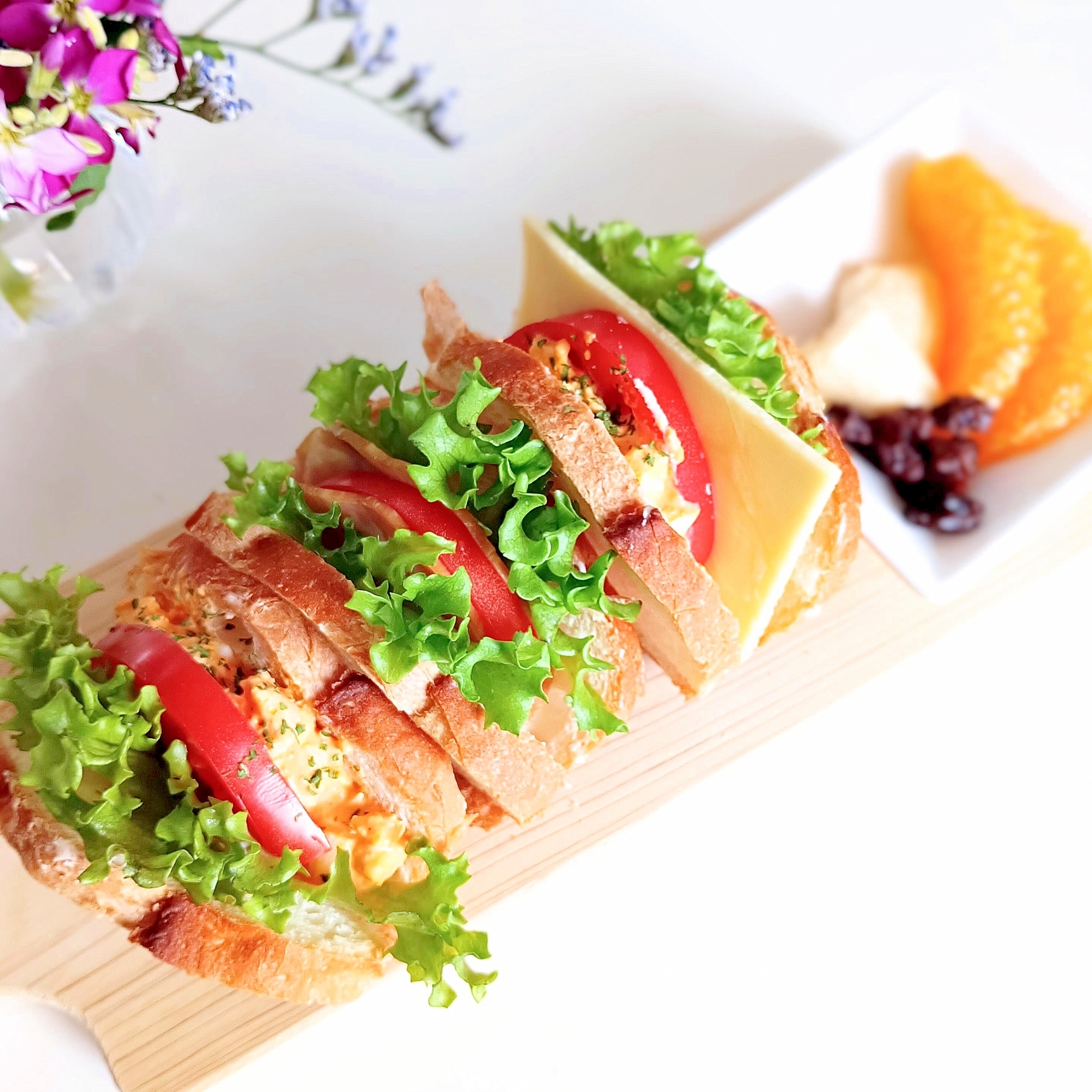 ブランチにᕷ* ミニアコーディオンサンドꕤ୭*