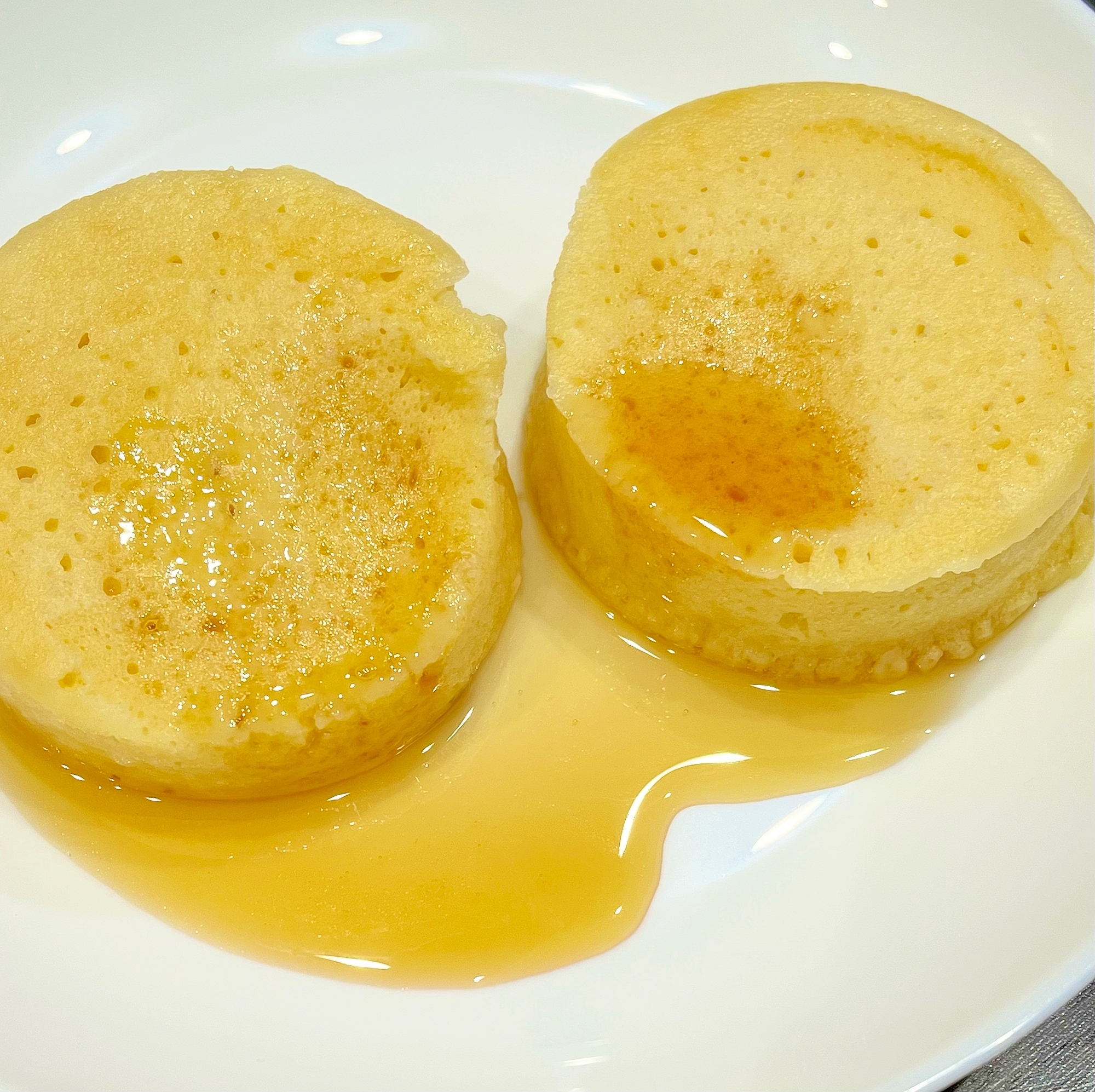 レンジで簡単パンケーキ!