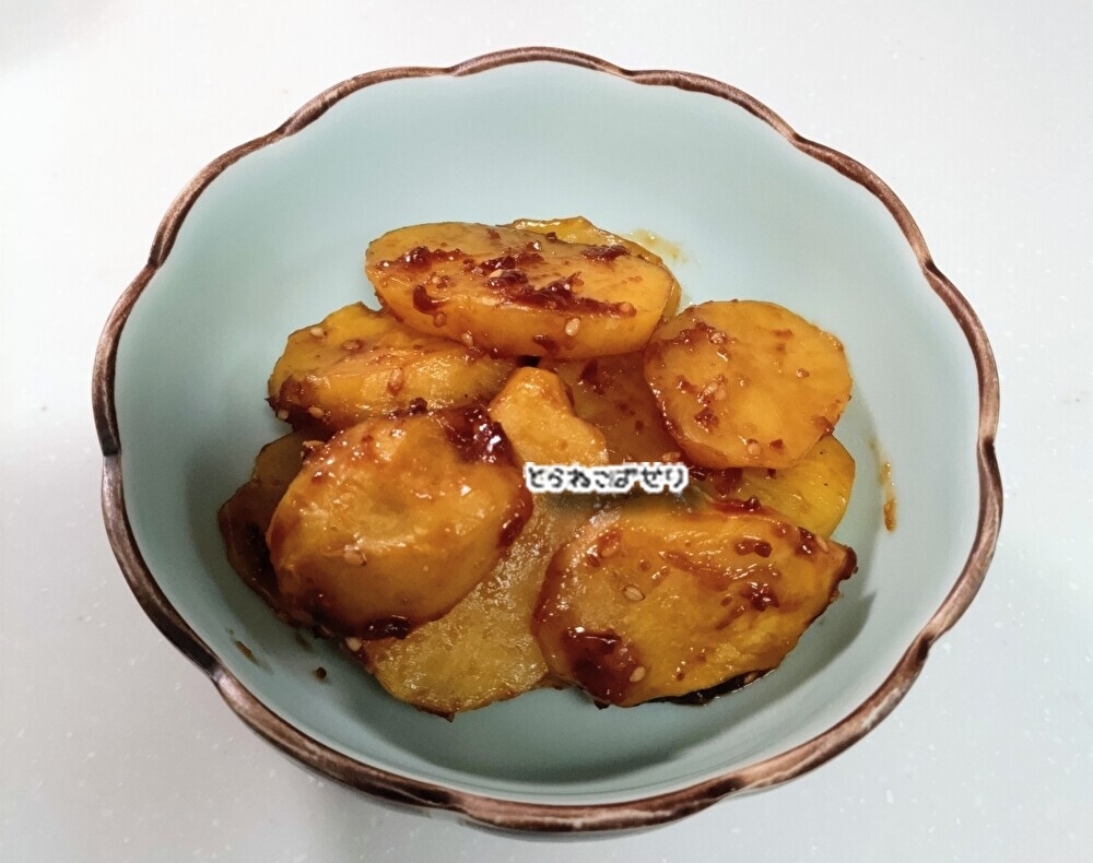 じゃがいものごま味噌和え